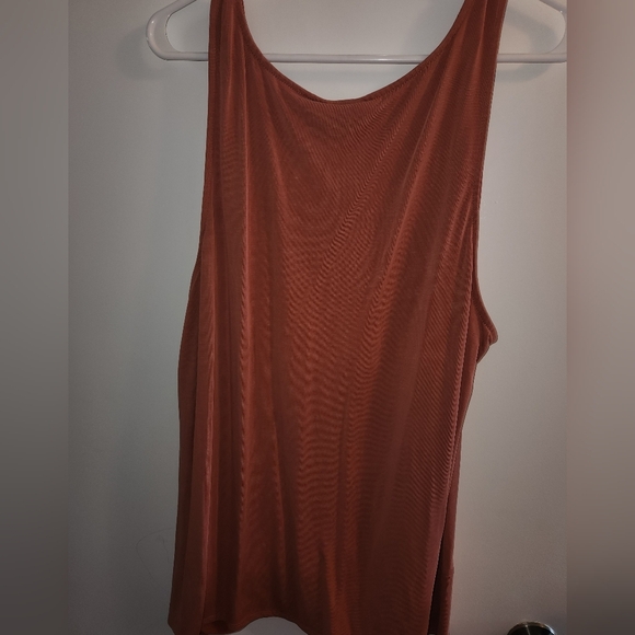 Torrid Orange Brown Sleeveless Tank Top - Picture 3 of 5
